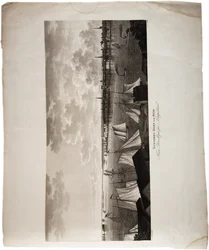 New York Harbour, from Brooklyn to Long Island, from an Atlas of the United States, 1824