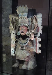 Incense burner in the form of the goddess of maize Xilonen, Late Postclassic period, c.1500