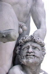 Detail from the Statue of Hercules and Cacus