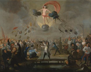Allegory of Fate. Around 1730