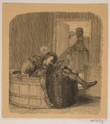 A Knight in a Wine Barrel