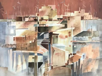 Abstract Pueblo, c.1980-90