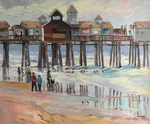 Beach Scene Maine