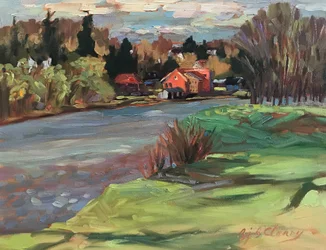 Village on the Kennebunkport River, c.1980-90