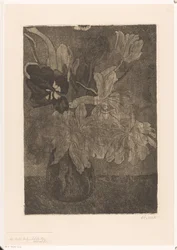 Vase with tulips