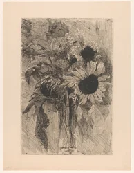 Sunflowers in a Vase