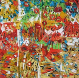 Vibrant Abstract Garden