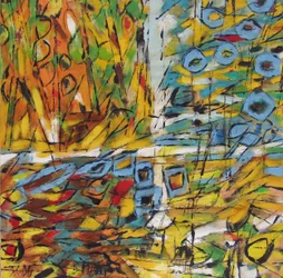 Vibrant Abstract Landscape