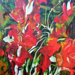Vibrant Red Flowers