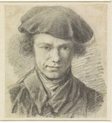Self-Portrait with Beret