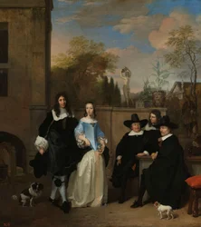 Company in a Garden