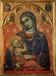 Mary nursing Jesus