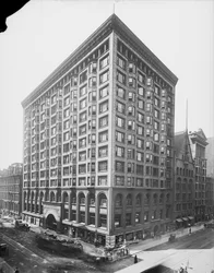 Chicago Stock Exchange, Chicago, Illinois, USA, c.1907 (b/w photo)