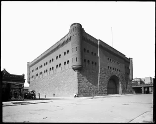 First Regiment Armory, Chicago, Illinois, USA, c.1891 (b/w photo)