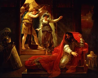 David Playing the Harp for King Saul