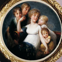 Portrait of Anna Pieri Brignole-Sale with Her Children