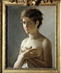 Portrait of a girl in bust