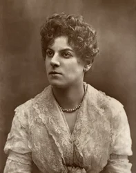 British Actress Miss Jessie Millward in The Harbour Lights, 1886