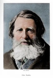 John Ruskin, English critic, poet and artist, c1880s