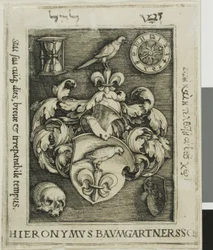 Bookplate of Hieronymous Baumgärtner