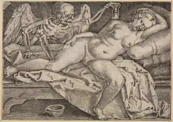 The Resting Woman and Death
