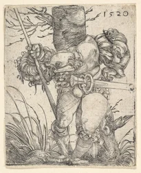 Footsoldier in front of a Tree