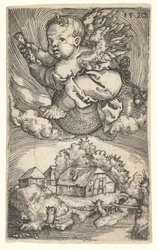 Genius on a Globe Floating in the Air, Mid-17th Century
