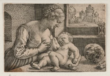 Madonna with a skull