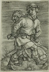 Peasant Couple Dancing