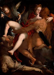Hercules, Dejanire and the centaur Nessus