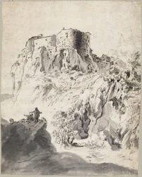 Italian Landscape with Castle