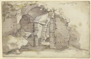 Ruins of an Ancient Barrel-Vaulted Building