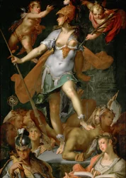 Minerva Victorious over Ignorance