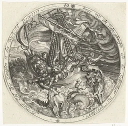 Jonah Thrown Overboard by Sailors