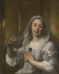 Portrait of a Woman in White