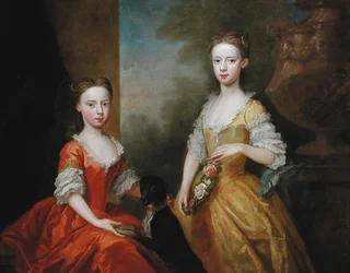The Daughters of Scrope Egerton, 5th Earl & 1st Duke of Bridgewater, c.1734