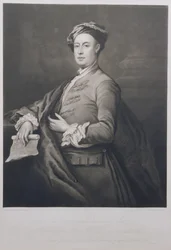 Portrait of George Frederick Handel engraved by Charles Turner
