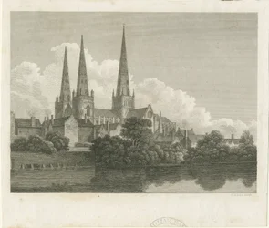 Lichfield Cathedral - South West View
