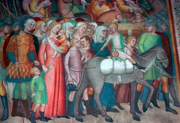 Fresco in San Gimignano
