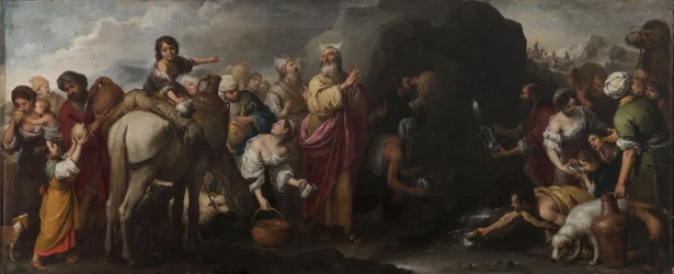 Moses Striking Water from the Rock