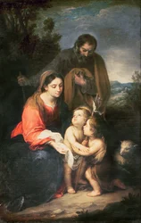 The Holy Family with the infant St. John