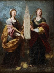 Representation of Saints Justa and Rufina