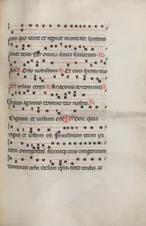 Missale: Fol. 154: Music for Exultet