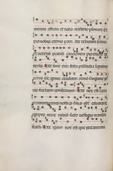 Missale: Fol. 154v: Music for Exultet, 1469
