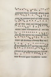 Missale: Fol. 155v: Music for Exultet, 1469