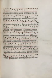 Missal: Fol. 157: Music for Exultet