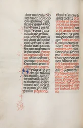 Missale: Fol. 172v: Music for Alleluia etc. at beginning of Easter, 1469