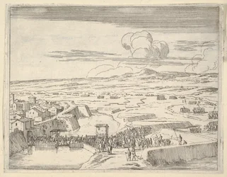 After a Few Days of Siege with the French Army, Francesco I d