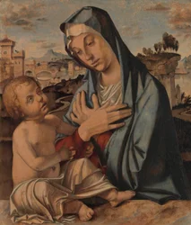 Madonna Adoring the Child