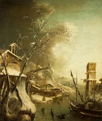 Winter Landscape (detail)